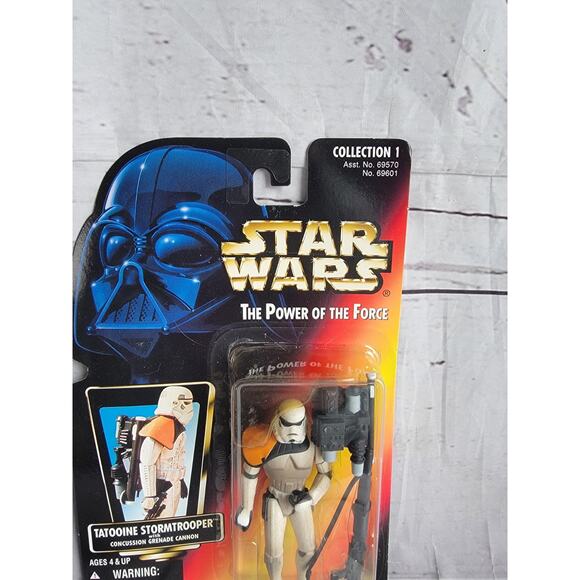 Kenner Star Wars Power Of The Force Sand Trooper 3.75in Action Figure 90s New - Picture 3 of 5